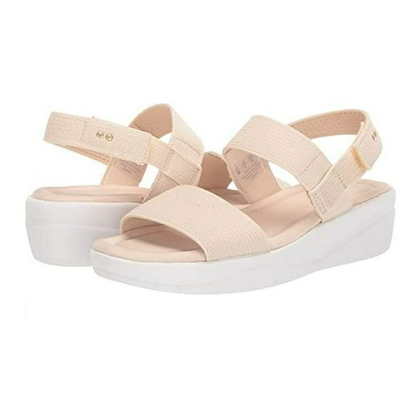 Ryka Shoes - RYKA Azara Tapioca Knit Memory Foam Comfort Sandal Women's Size 9.5W Beige Cream